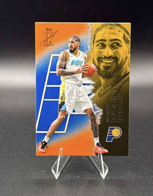 2026 Topps Signature Class Orange And Blue Obi Toppin, Indiana Pacers, Nba