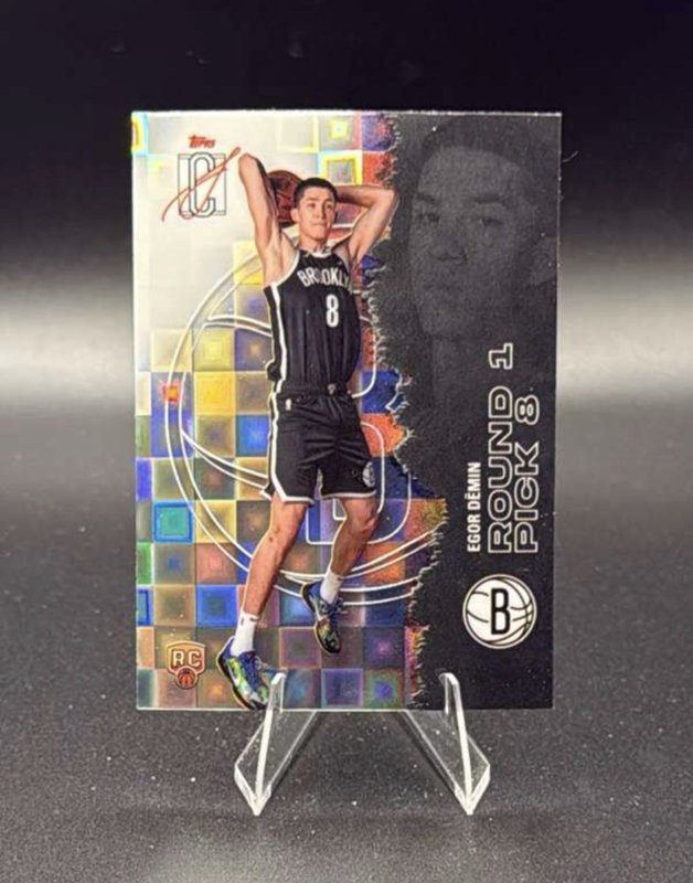2025-26 Topps Signature Class Egor Demin #105 Gold Pandora RC Nets