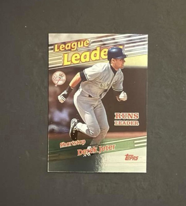 1999 Topps Chrome - League Leaders Derek Jeter #230