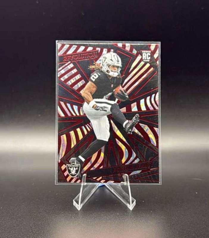 2025 Panini Revolution - Rookies Ashton Jeanty #202 Red Astro (RC)