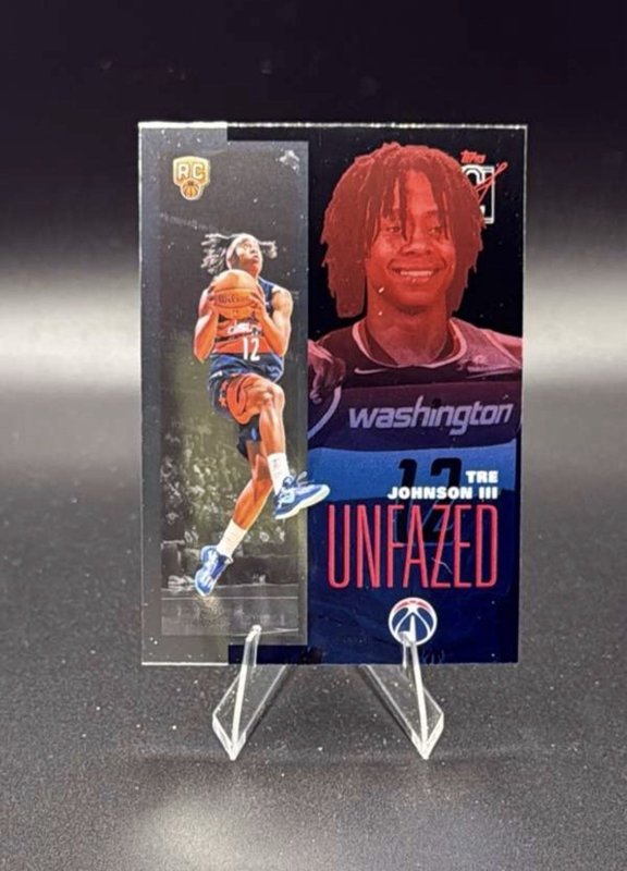 TRE JOHNSON III RC UNFAZED INSERT / 2025-26 TOPPS SIGNATURE CLASS #FAZE-16