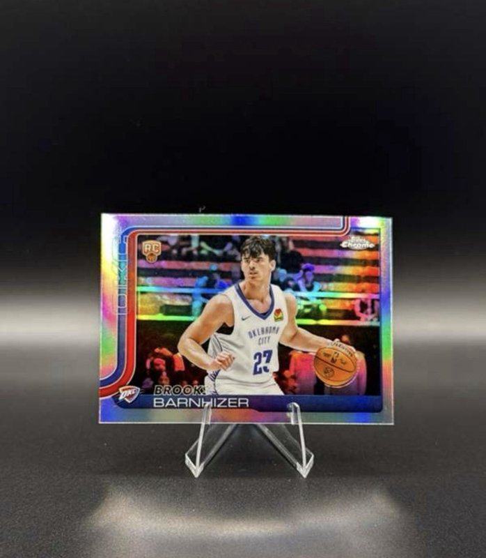2025-26 Topps Chrome - Brooks Barnhizer #295 Refractor (RC)