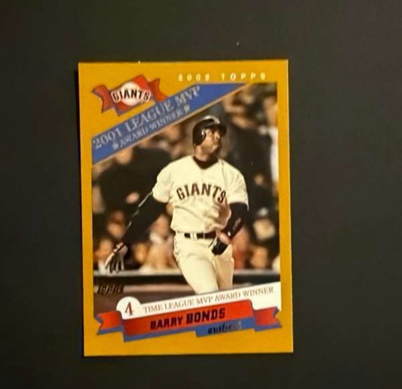 2002 Topps - Award Winner Barry Bonds #717
