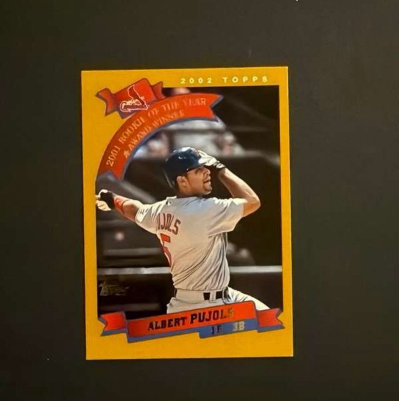 2002 Topps - Award Winner Albert Pujols #719