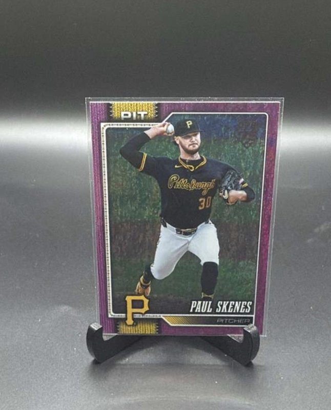 Topps 2026 Series 1 Pink Holo Foil Paul Skenes #100 Pirates Baseball Card