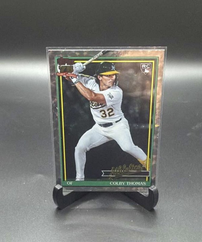 2026 Topps Series 1 - 1991 Topps Baseball Colby Thomas #T91-6 Crackle Foilboard
