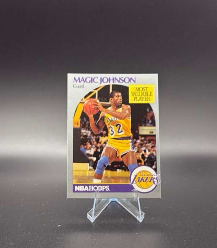 1990 Hoops #157 Magic Johnson MVP
