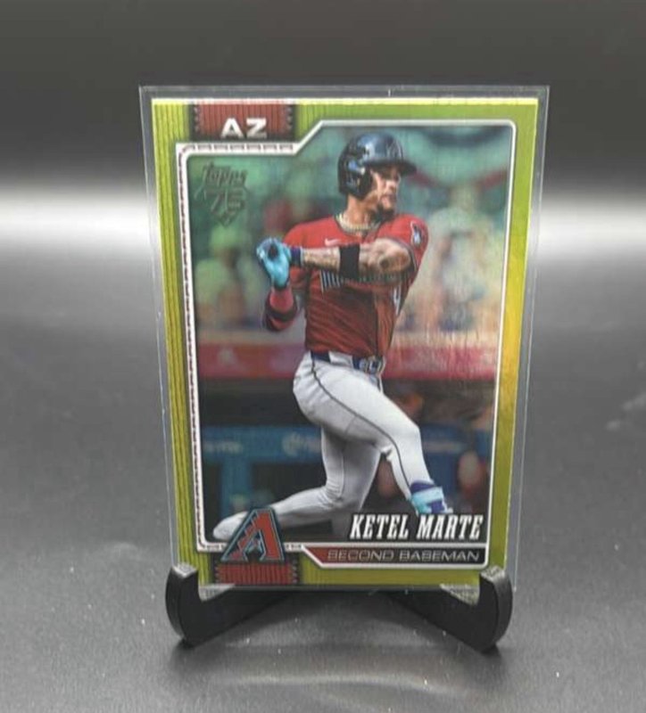 2026 Topps Series 2 #459 Ketel Marte Yellow Holo Foil /399 Diamondbacks