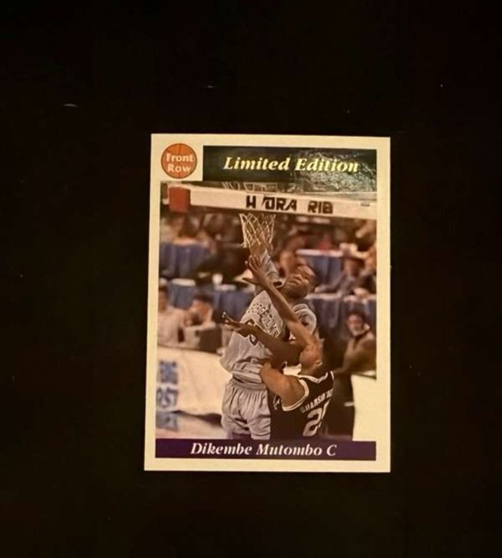 #5 Dikembe Mutombo 1991 Front Row Dikembe Mutombo