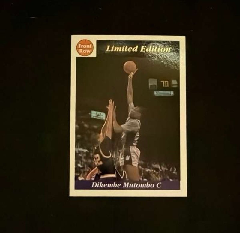 #1 Dikembe Mutombo 1991 Front Row Dikembe Mutombo