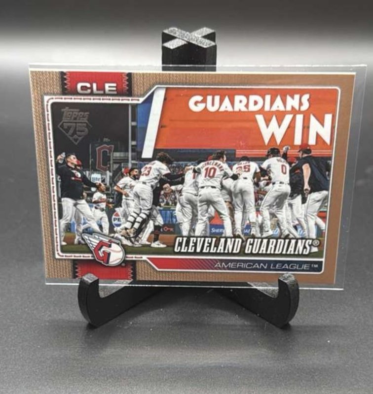 Cleveland Guardians Topps 2026 Series 2 Gold /2026 Parallel Baseball Team Card