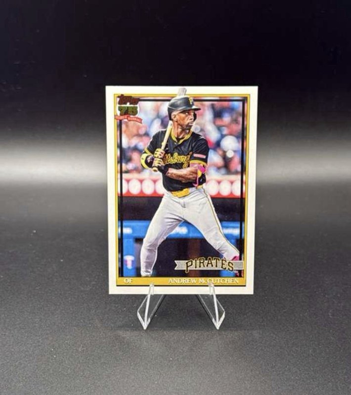 2026 Topps Series 1 Andrew McCutchen #T91-40 1991 Topps Insert Pirates