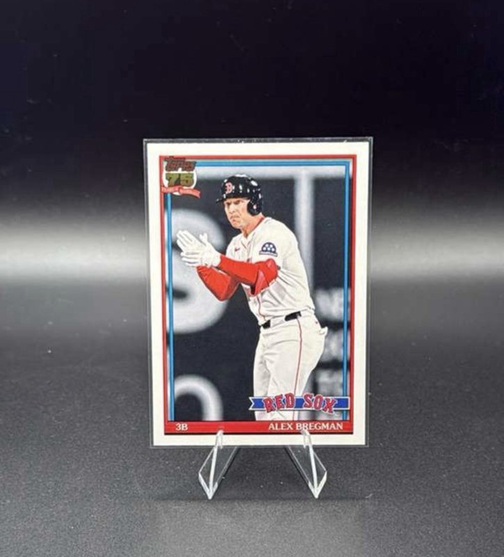 2026 Topps Series 1 T91-70 - Alex Bregman 1991 Topps Baseball - Red Sox