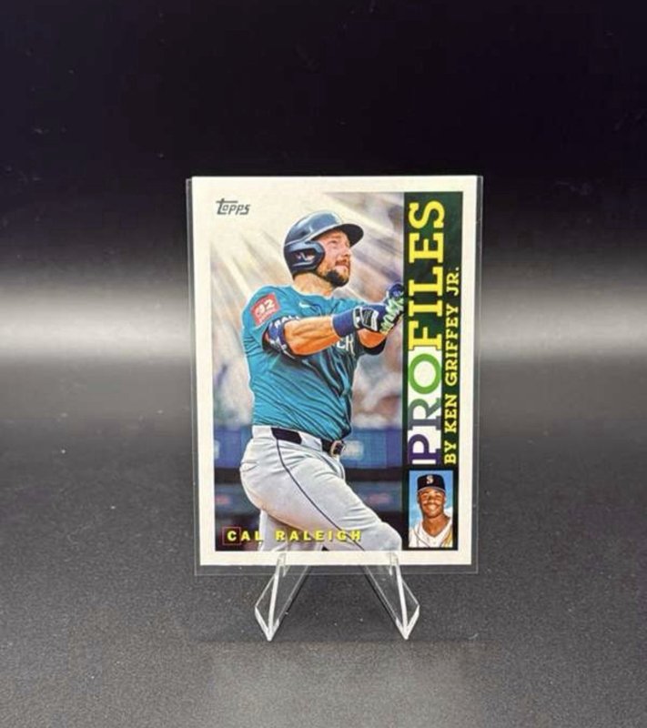 2026 Topps Series 1 Profiles Cal Raleigh By Ken Griffey Jr