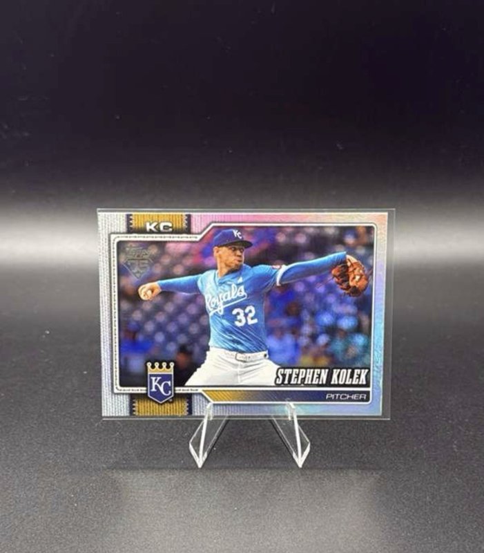 Stephen Kolek Rainbow Foil 2026 Topps Series 1 #48 Kansas City Royals