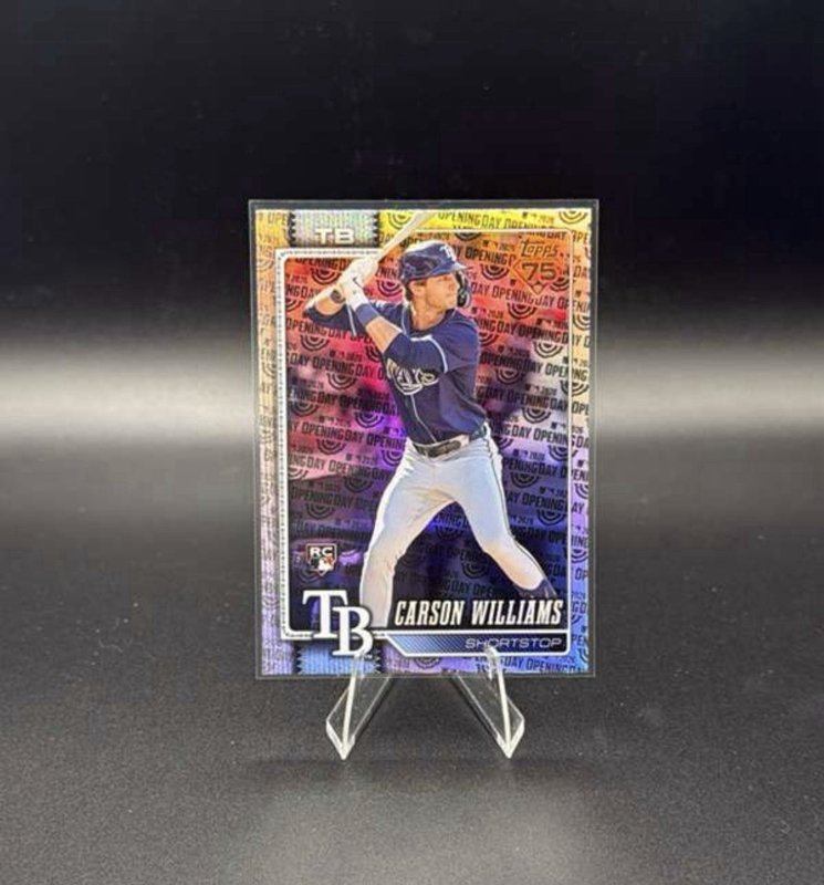 ⚾️ 2026 Topps Series 1 Celebration Carson Williams Opening Day Foil Rookie RC