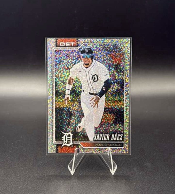 2026 Topps Series 1 - #144 - Javier Baez - Confetti Foil - Detroit Tigers