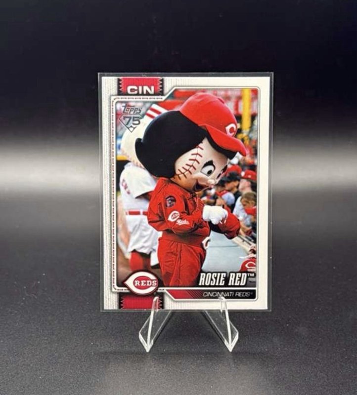 2026 Topps Series 1 Celebration Mascots  ROSIE RED  CINCINNATI REDS  #M-6