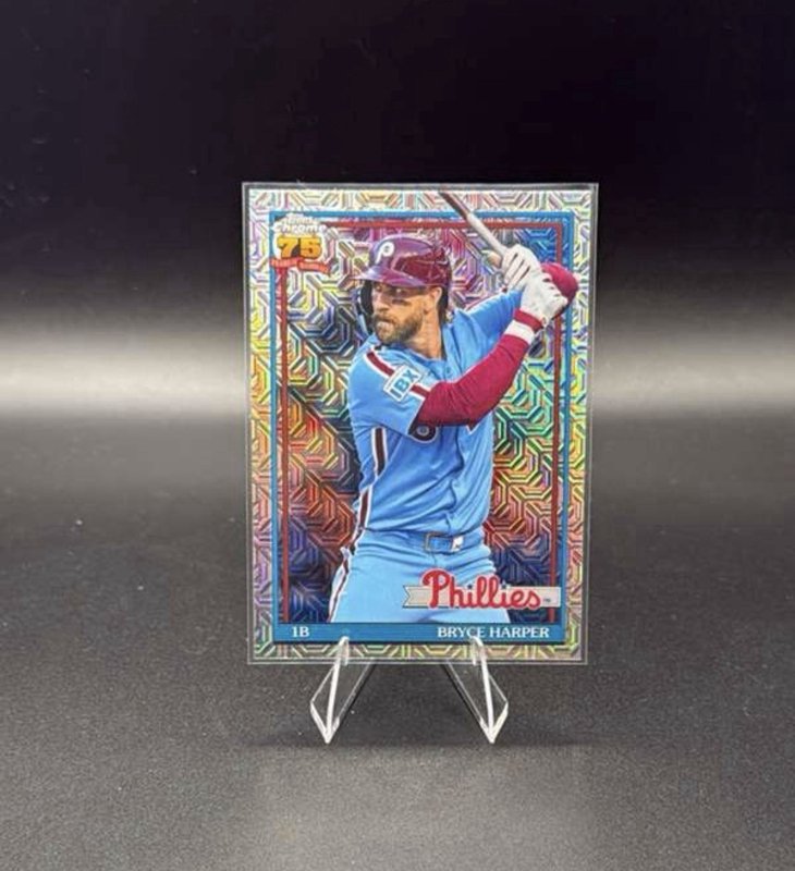 BRYCE HARPER 2026 Topps Series 1 Silver Pack CHROME MOJO REFRACTOR
