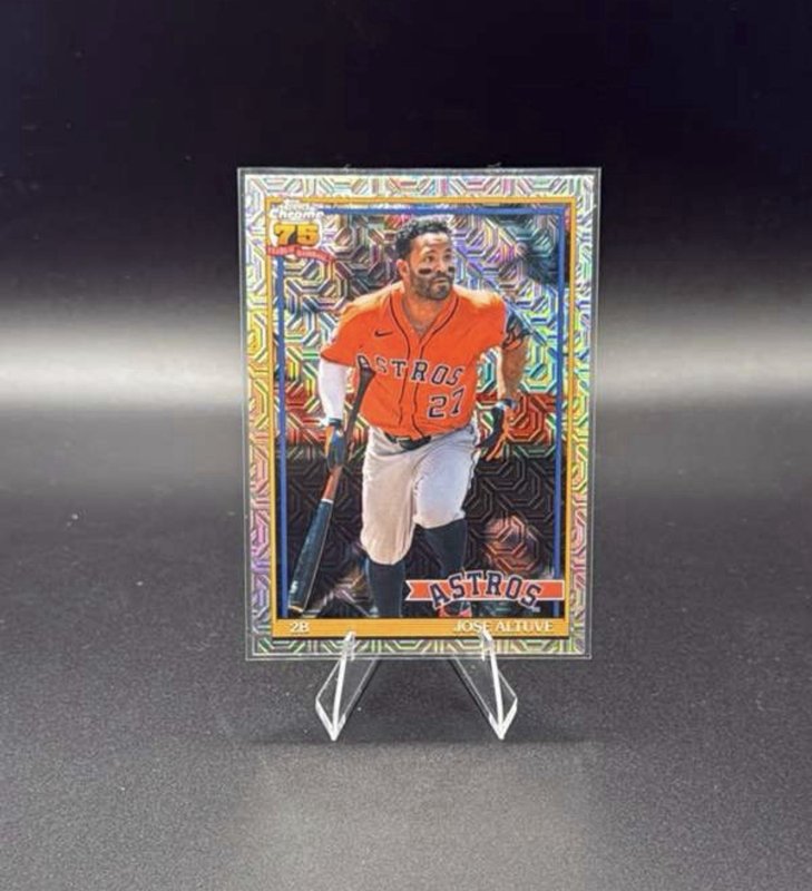 2026 Topps Series 1  Silver Pack Chrome Jose Altuve Mojo Refractor #91C-17