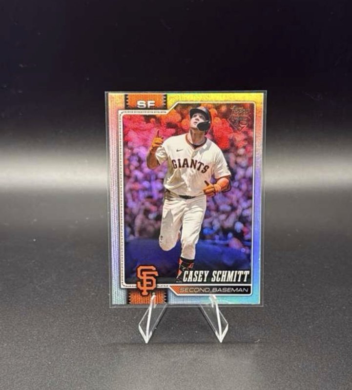 2026 Topps Series 1 Casey Schmitt Rainbow Foil #57 - SF Giants
