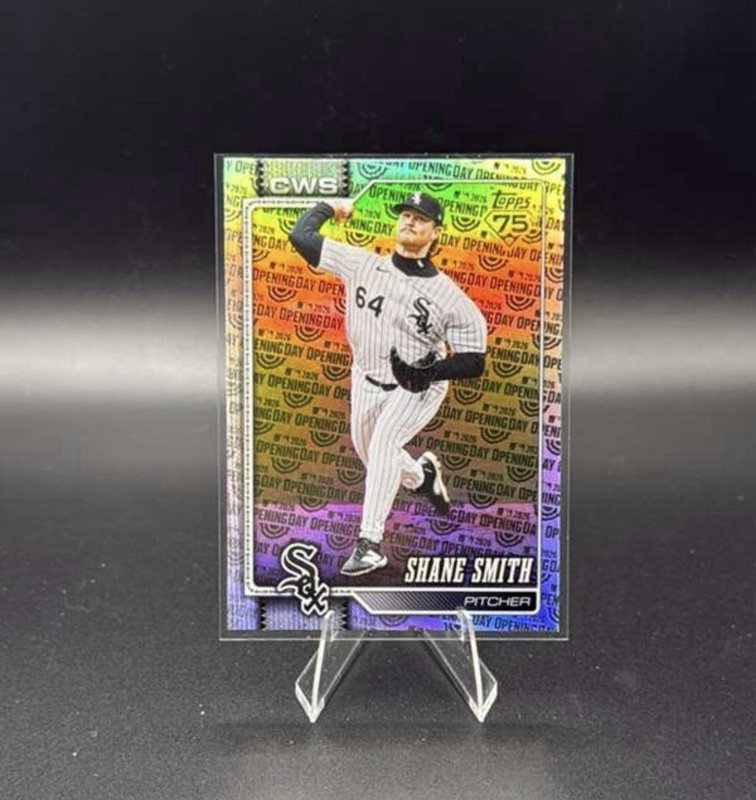 2026 Topps Baseball Series 1 Shane Smith 75th Anniversary Foil /75 #44 White Sox