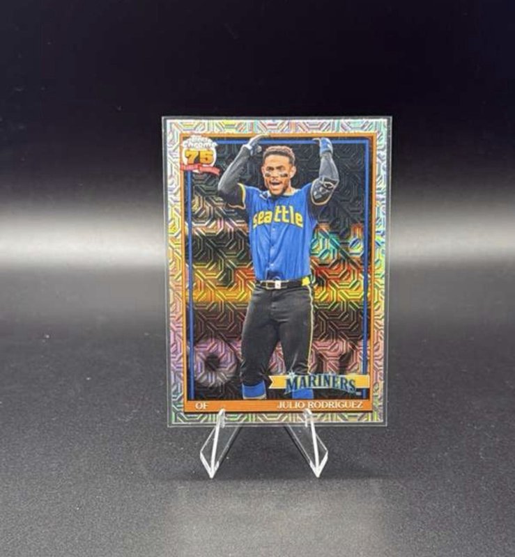2026 Topps Series 1 1991 Silver Pack Chrome #91C-62 Julio Rodriguez Mariners