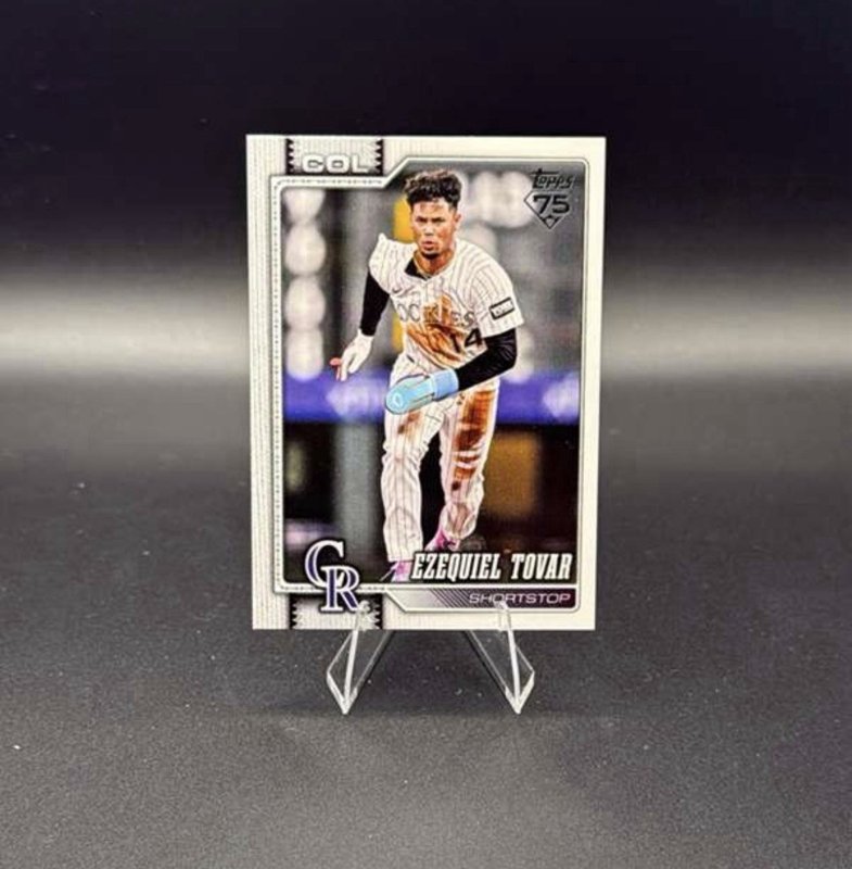 2026 Topps Series 1 #136 Ezequiel Tovar Colorado Rockies Baseball Card