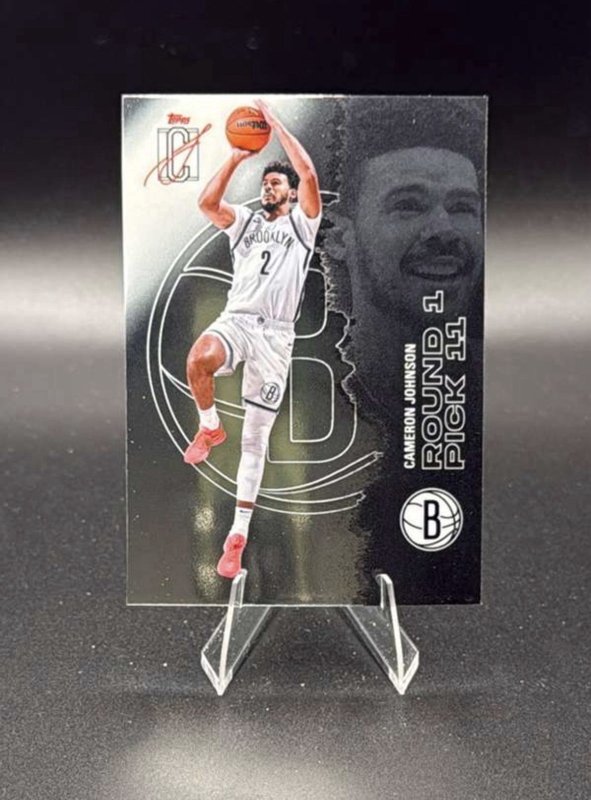 CAMERON JOHNSON 2025-26 Topps Signature Class Basketball Chrome NBA Card #29