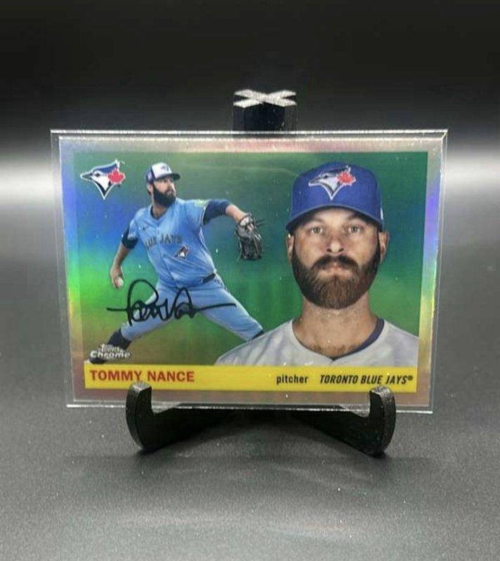 2025 Topps Chrome Platinum Tommy Nance #378 Refractor Toronto Blue Jays