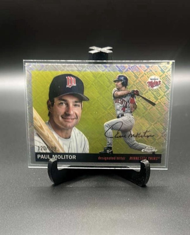 Topps 2025 platinum Paul Molitor Minnesota Twins Logofractor #433/499