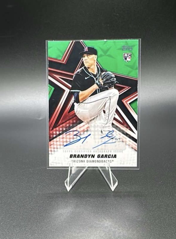Brandyn Garcia RC Green Auto /99 2026 Topps Series 1 Diamondbacks #BSA-BGA
