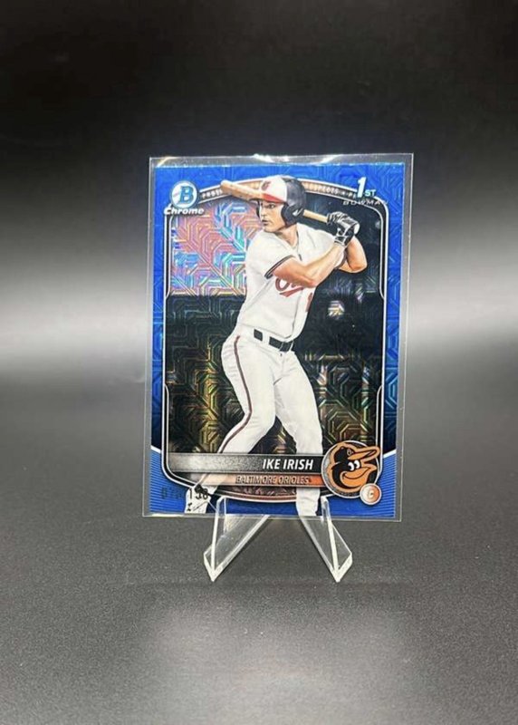 2025 Bowman Draft Chrome-Ike Irish #BDC-16-Blue Mojo #070/150