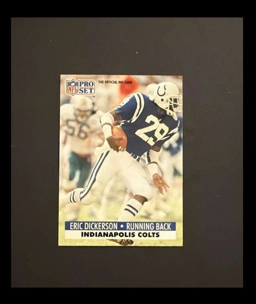 1991 Pro Set - Eric Dickerson #175 NFLPA Logo on Back