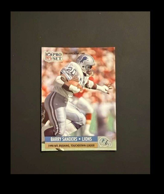 1991 Pro Set - League Leader Barry Sanders #10