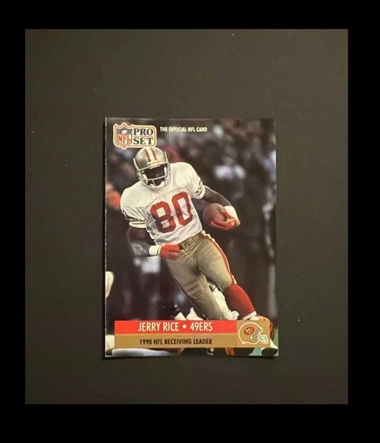 1991 Pro Set - League Leader Jerry Rice #11