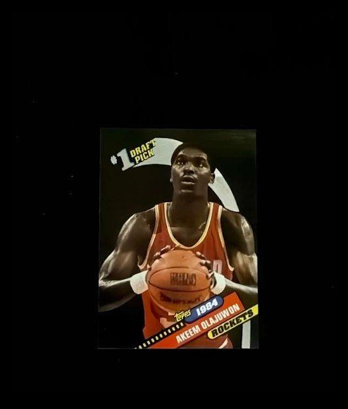 1992-93 topps archivies 4 akeem olajuwan