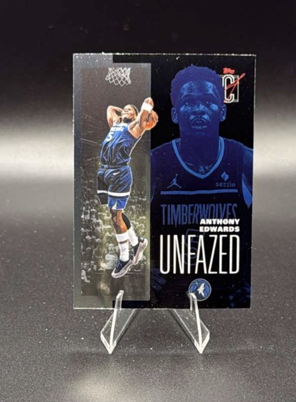 2025-26 Topps Signature Class Anthony Edward’s #FAZE-1 UNFAZED