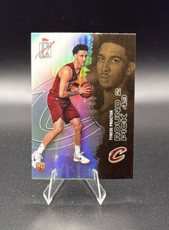 2025-26 Topps Signature Class Tyrese Proctor #143 RC Chrome Refractor Cavaliers