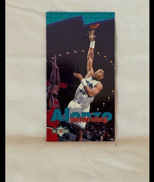 1995-96 Fleer NBA Jam Session - Alonzo Mourning #12
