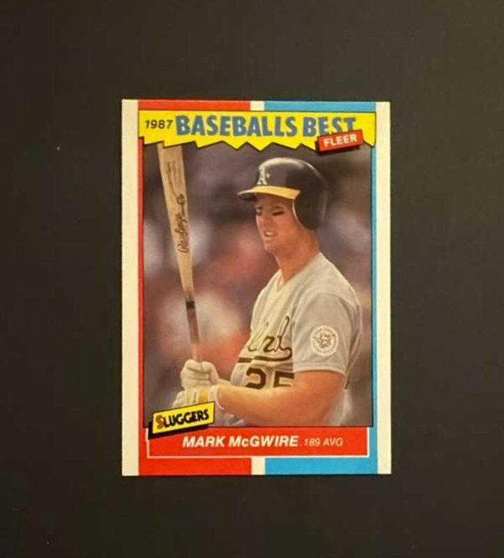 1987 Fleer Baseball's Best Sluggers vs. Pitchers - Mark McGwire #26