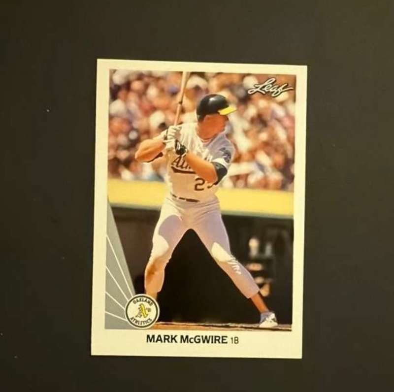 1990 Leaf - Mark McGwire #62