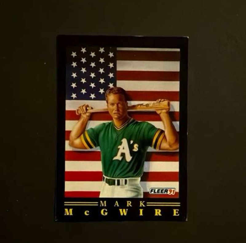 1991 Fleer - Pro-Vision Mark McGwire #4