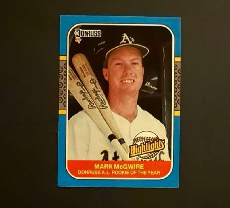 1987 Donruss Highlights - Mark McGwire #54