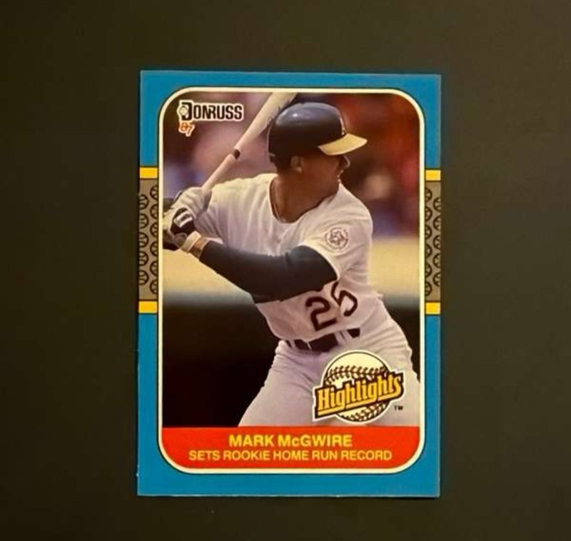 1987 Donruss Highlights - Mark McGwire #27