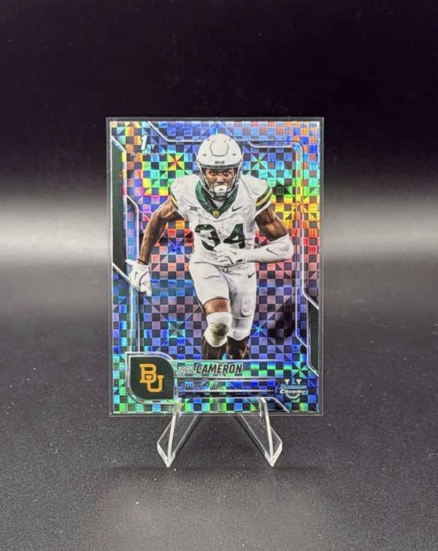 2025 Bowman University Chrome #60 Josh Cameron Xfractor