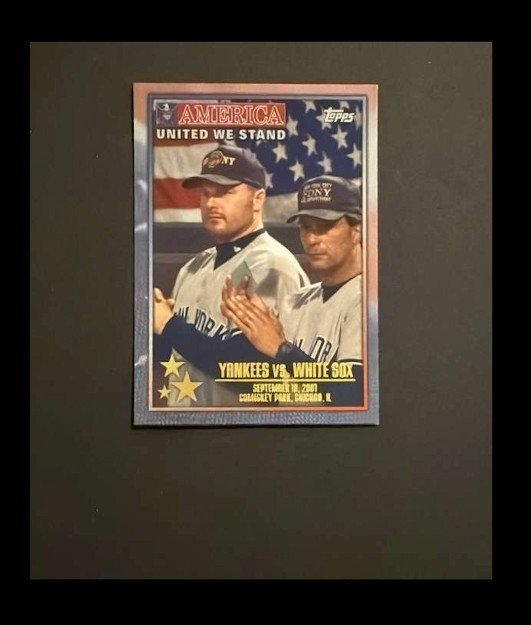 2002 Topps - America United We Stand Roger Clemens, Lee Mazzilli #361