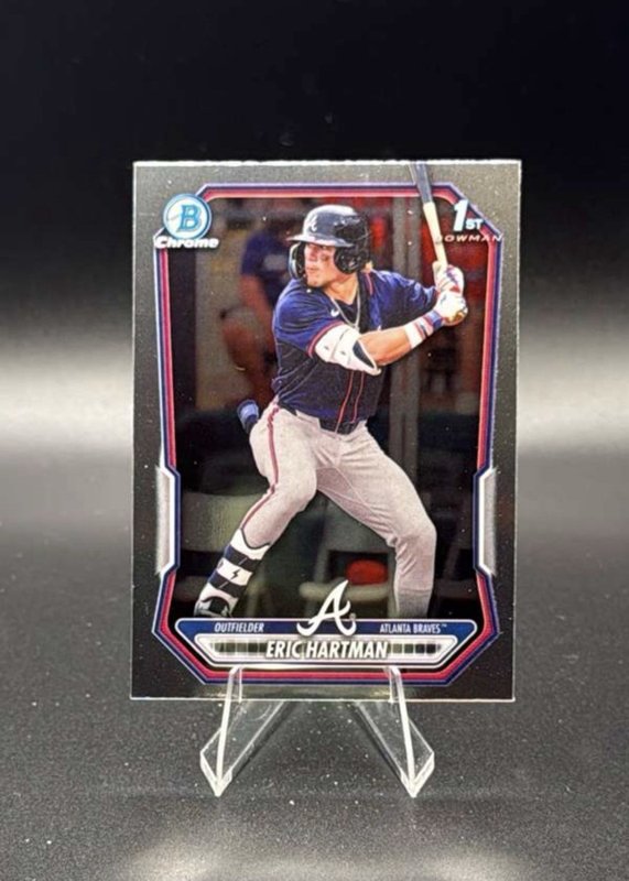 Eric Hartman 2026 Bowman Chrome 1st  Bowman Atlanta Braves
