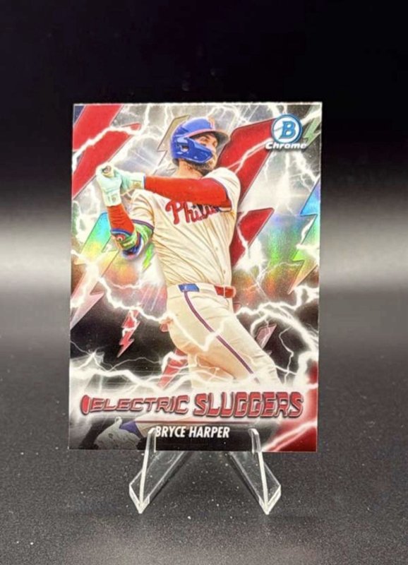 Bryce Harper - 2026 Bowman Chrome Electric Sluggers Refractor - #ES-6 Phillies