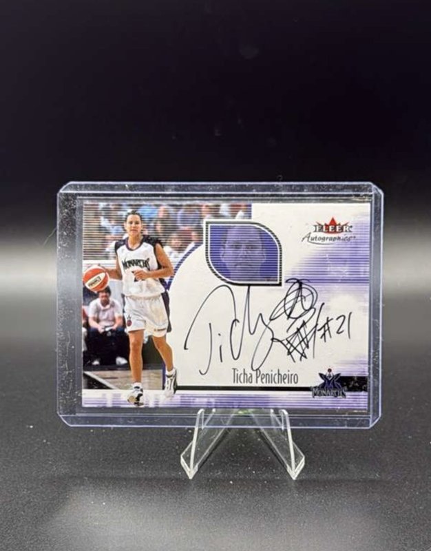 2001 Fleer Ultra WNBA - Autographics Ticha Penicheiro (AU)